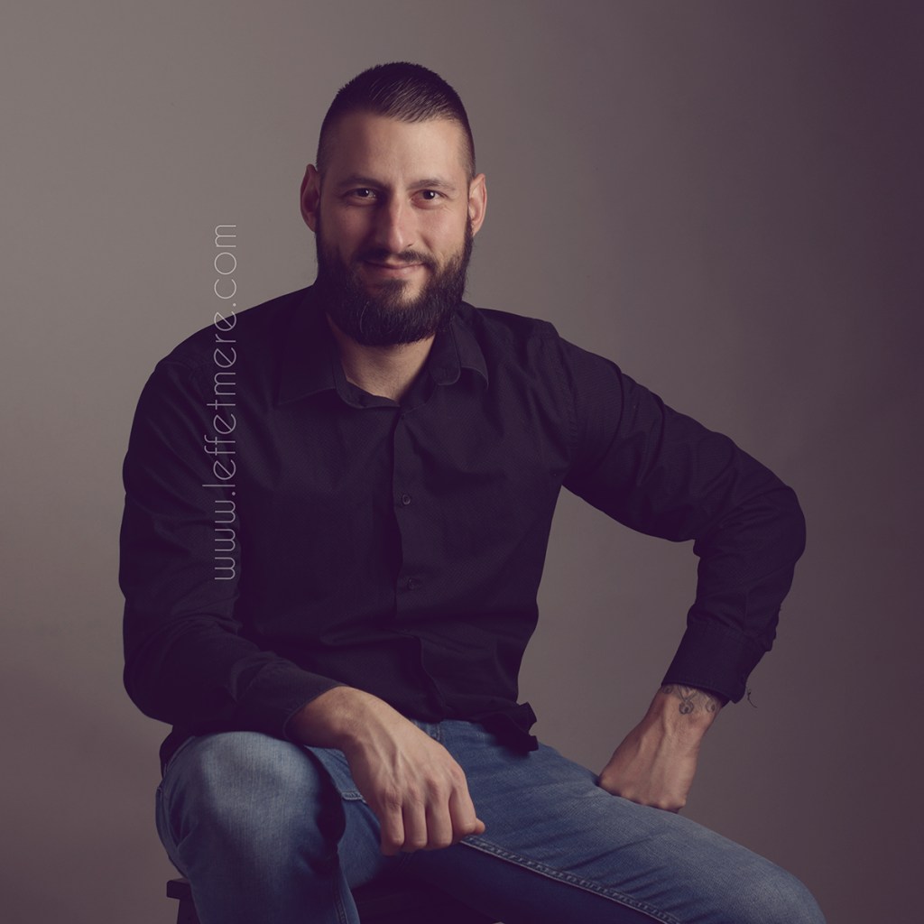 Portrait professionnel au studio L'effet mère